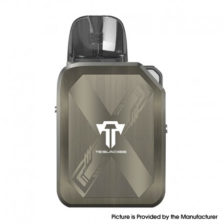 [Ships from Bonded Warehouse] Authentic Teslacigs lnvader Pod System Kit - Gun Metal, 900mAh, 2ml