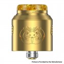 [Ships from Bonded Warehouse] Authentic Hellvape Drop Dead 2 RDA Atomizer w/ BF Pin - Gold, 24mm Diameter