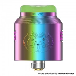 [Ships from Bonded Warehouse] Authentic Hellvape Drop Dead 2 RDA Atomizer w/ BF Pin - Rainbow, 24mm Diameter