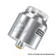 [Ships from Bonded Warehouse] Authentic Hellvape Drop Dead 2 RDA Atomizer w/ BF Pin - Gun Metal, 24mm Diameter