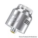 [Ships from Bonded Warehouse] Authentic Hellvape Drop Dead 2 RDA Atomizer w/ BF Pin - Stainless Steel, 24mm Diameter