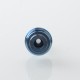 Monarchy Toothpick Style MTL Long Drip Tip for BB / Billet / Boro AIO Box Mod - Blue, Titanium