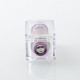 Mission XV KB2 Style RBA Tank Full Kit for DotAIO V1 / V2 - Purple, Titanium, 1.0, 1.2, 2.0, 2.5, 3.0, 3.5, 4.3mm, 3.8ml