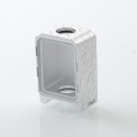 Monarchy Inverted Skull Style Boro Tank for SXK BB / Billet AIO Box Mod Kit - Silver, Aluminum Alloy