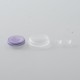 Button Set for dotMod dotAIO V2 - Purple, Aluminum, 1 x Fire Button, 2 x VV Button, 1 x Fire Button Ring, 5 x Screws