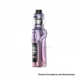 [Ships from Bonded Warehouse] Authentic SMOK MAG Solo 100W Box Mod Kit with T-Air Tank Atomizer - Pink Purple, VW 5~100W, 5ml