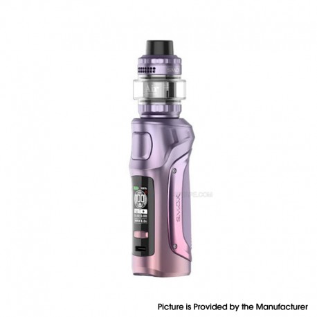 [Ships from Bonded Warehouse] Authentic SMOK MAG Solo 100W Box Mod Kit with T-Air Tank Atomizer - Pink Purple, VW 5~100W, 5ml