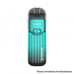 [Ships from Bonded Warehouse] Authentic SMOK Nord GT Pod System Kit - Cyan Black, VW 5~80W, 2500mAh, 5ml, 0.15ohm / 0.23ohm
