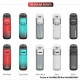 [Ships from Bonded Warehouse] Authentic SMOK Nord GT Pod System Kit - Silver Black, VW 5~80W, 2500mAh, 5ml, 0.15ohm / 0.23ohm