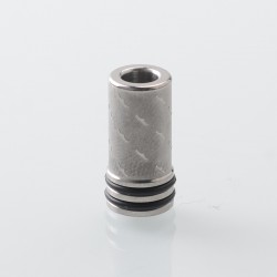 Monarchy Inverted Lazy Style 510 Drip Tip for RDA / RTA / RDTA Atomizer - Silver