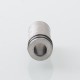 Monarchy Inverted Lazy Style 510 Drip Tip for RDA / RTA / RDTA Atomizer - Silver