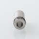 Monarchy Inverted Lazy Style 510 Drip Tip for RDA / RTA / RDTA Atomizer - Silver