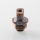 Authentic MK MODS Toxic TA Integrated Drip Tip for BB / Billet / Boro AIO Box Mod - Bronze, Titanium