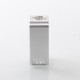 Authentic MK MODS dotAIO to Boro Adapter for Boro / Billet Box Mod - Silver, Adapter Frame for DotMod AIO RBA Tank