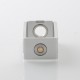 Authentic MK MODS dotAIO to Boro Adapter for Boro / Billet Box Mod - Silver, Adapter Frame for DotMod AIO RBA Tank