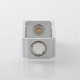 Authentic MK MODS dotAIO to Boro Adapter for Boro / Billet Box Mod - Silver, Adapter Frame for DotMod AIO RBA Tank