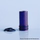 Monarchy Inverted Lazy Style 510 Drip Tip for RDA / RTA / RDTA Atomizer - Purple