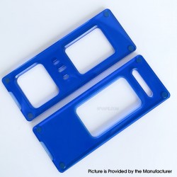 Replacement Front + Back Door Panel Plates for Aspire Raga Aio Pod - Blue (2 PCS)