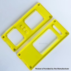 Replacement Front + Back Door Panel Plates for Aspire Raga Aio Pod - Yellow (2 PCS)