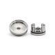 Vapeasy VWM Innova Style RTA Rebuildable Tank Atomizer - Silver, Titanium, 5ml, 22mm Diameter