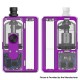 Authentic VandyVape Pulse AIO V2 80W Boro Box Mod Kit - Violet, VW 5~80W, 1 x 18650, 6ml