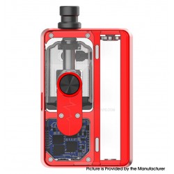 Authentic VandyVape Pulse AIO V2 80W Boro Box Mod Kit - Red, VW 5~80W, 1 x 18650, 6ml