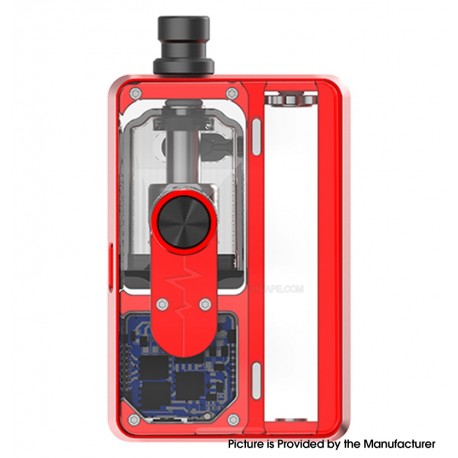 Authentic VandyVape Pulse AIO V2 80W Boro Box Mod Kit - Red, VW 5~80W, 1 x 18650, 6ml