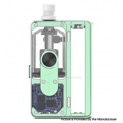 Authentic VandyVape Pulse AIO V2 80W Boro Box Mod Kit - Celeste, VW 5~80W, 1 x 18650, 6ml