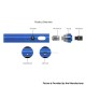 [Ships from Bonded Warehouse] Authentic Joyetech eGo AIO 2 Pod Mod Kit - Rich Blue,1700mAh, 2ml, 0.8ohm, Simple Packaging Box