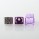 Rekavape Mission XV DOT Style RBA Tank for DotMod DotAIO AIO V1 / V2 Pod - Purple, Air Pin 1.0 / 1.5 / 2.5 / 3.5