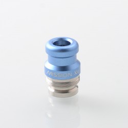 Mission XV DotMission Style Threaded Drip Tip for dotMod dotAIO V1 / V2 Pod - Deep Blue, SS + Aluminum