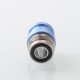 Mission XV DotMission Style Threaded Drip Tip for dotMod dotAIO V1 / V2 Pod - Deep Blue, SS + Aluminum