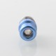 Mission XV DotMission Style Threaded Drip Tip for dotMod dotAIO V1 / V2 Pod - Deep Blue, SS + Aluminum