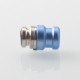 Mission XV DotMission Style Threaded Drip Tip for dotMod dotAIO V1 / V2 Pod - Deep Blue, SS + Aluminum