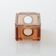 PRC Style Boro Tank for SXK BB / Billet AIO Box Mod Kit - Brown, Acrylic