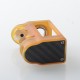 French Mini Style AIO Boro Box Mod - Brown, 1 x 18350, Constant Voltage 3.2V / 3.7V / 4.2V