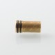 Monarchy Inverted Lazy Style 510 Drip Tip for RDA / RTA / RDTA Atomizer - Gold
