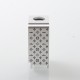 Monarchy King'bo V2 Style Boro Tank for SXK BB / Billet AIO Box Mod Kit - Silver, Aluminum Alloy