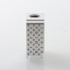 Monarchy King'bo V2 Style Boro Tank for SXK BB / Billet AIO Box Mod Kit - Silver, Aluminum Alloy