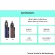 [Ships from Bonded Warehouse] Authentic Eleaf iStick i75 75W Box Mod Kit with EP Pod Tank - Red, VW 1~75W, 3000mAh, 5ml