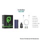 [Ships from Bonded Warehouse] Authentic Eleaf iStick i75 75W Box Mod Kit with EP Pod Tank - Blue, VW 1~75W, 3000mAh, 5ml