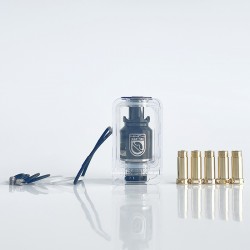 Monarchy DotMobb V2 Style RBA Tank for dotMod dotAIO V1 / V2 Pod - Black, 1.0 / 1.2 / 1.5 / 1.8 / 2.0 / 3.5mm