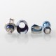 Monarchy Mobb MV DLVC Style RBA Bridge Billet / BB / Boro Tank - Blue, 4 PCS Air Pin 1.0, 1.5, 2.5, 3.5mm