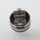 Authentic ThunderHead Creations Tauren Solo V1.5 RDA Atomizer - Silver Black, 24mm Diameter