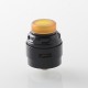 Authentic ThunderHead Creations Tauren Solo V1.5 RDA Atomizer - Silver Black, 24mm Diameter