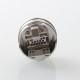 Authentic ThunderHead Creations Tauren Solo V1.5 RDA Atomizer - Silver Black, 24mm Diameter