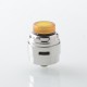 Authentic ThunderHead Creations Tauren Solo V1.5 RDA Atomizer - Polish Silver, 24mm Diameter