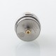 Authentic ThunderHead Creations Tauren Solo V1.5 RDA Atomizer - Polish Silver, 24mm Diameter
