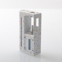 Astro Style DNA 60W Boro Mod - White Speckle, Aluminum Alloy, VW 1~60W, 1 x 18650, Evolv DNA60 Chipset, 1:1 Monarchy Pattern