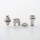 Mission XV KB2 Style RBA Bridge for BB / Billet / Boro Tank / Mod - Silver, Air Pins 1.0 / 1.2 / 2.0 / 2.5 / 3.0 / 3.5 / 4.3mm